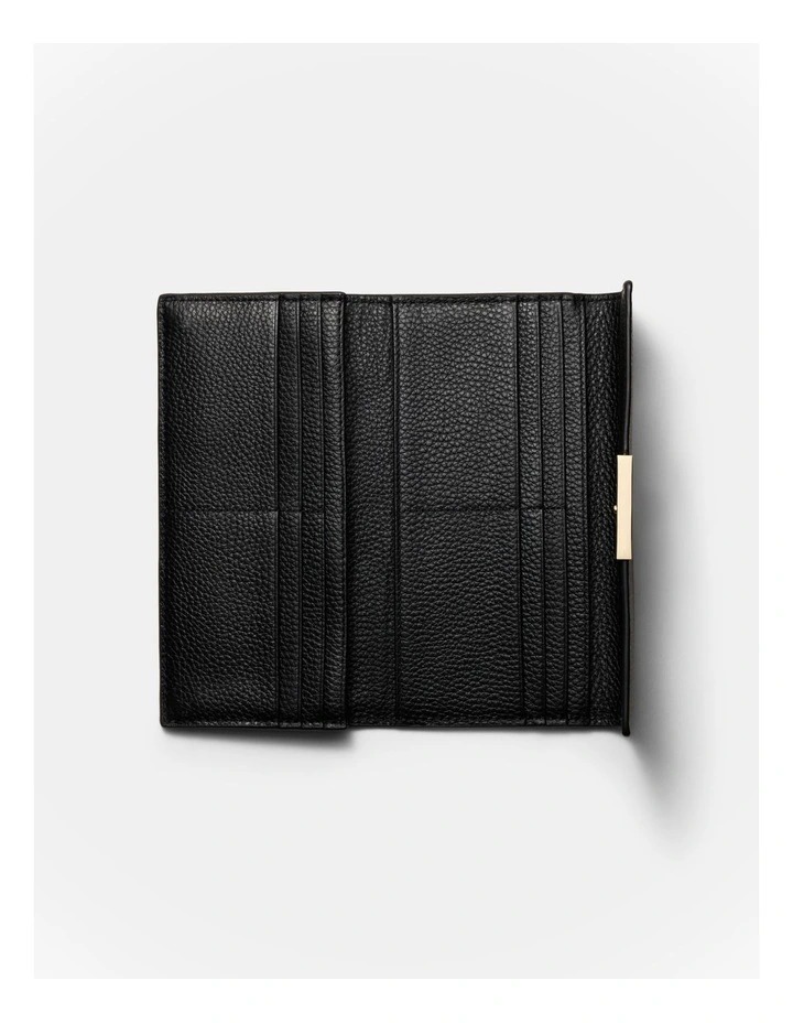 Cove Large Wallet in Black image 3