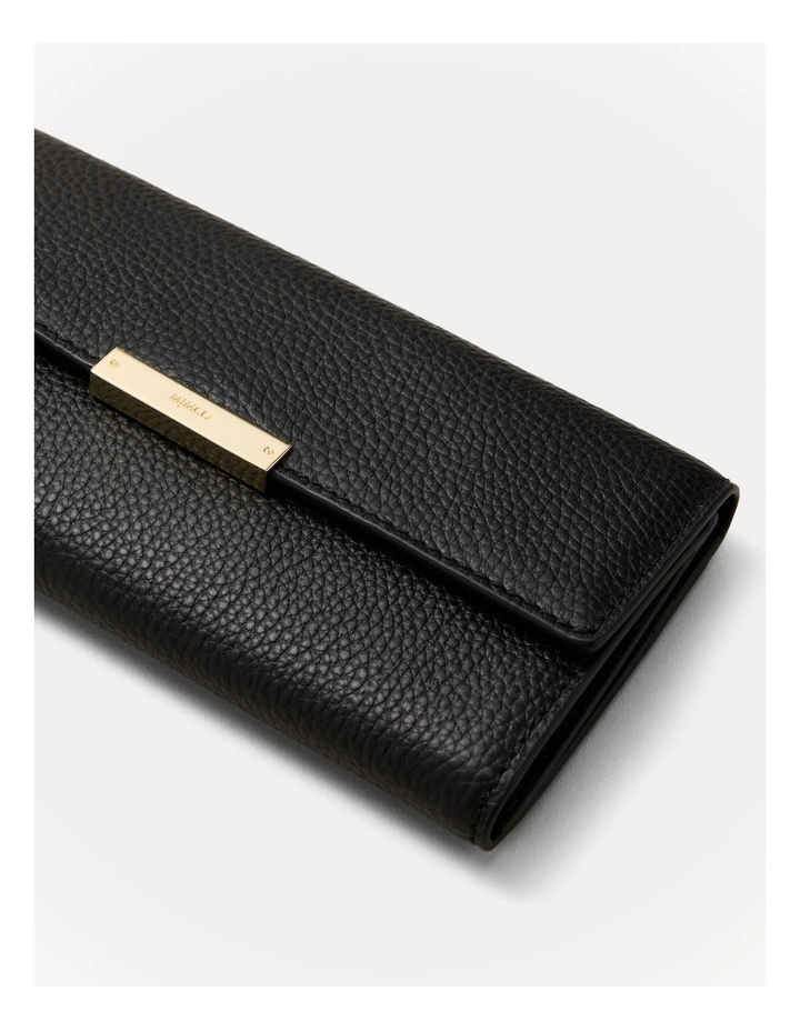 Cove Large Wallet in Black image 4