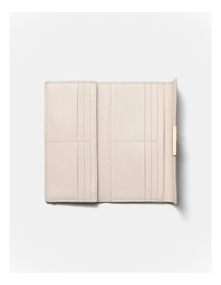 Cove Large Wallet in Linen image 3