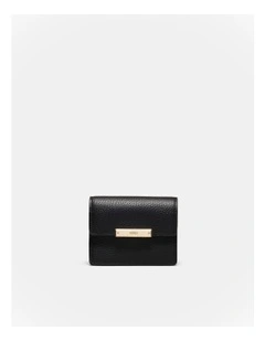 Cove Foldover Credit Card Holder in Black