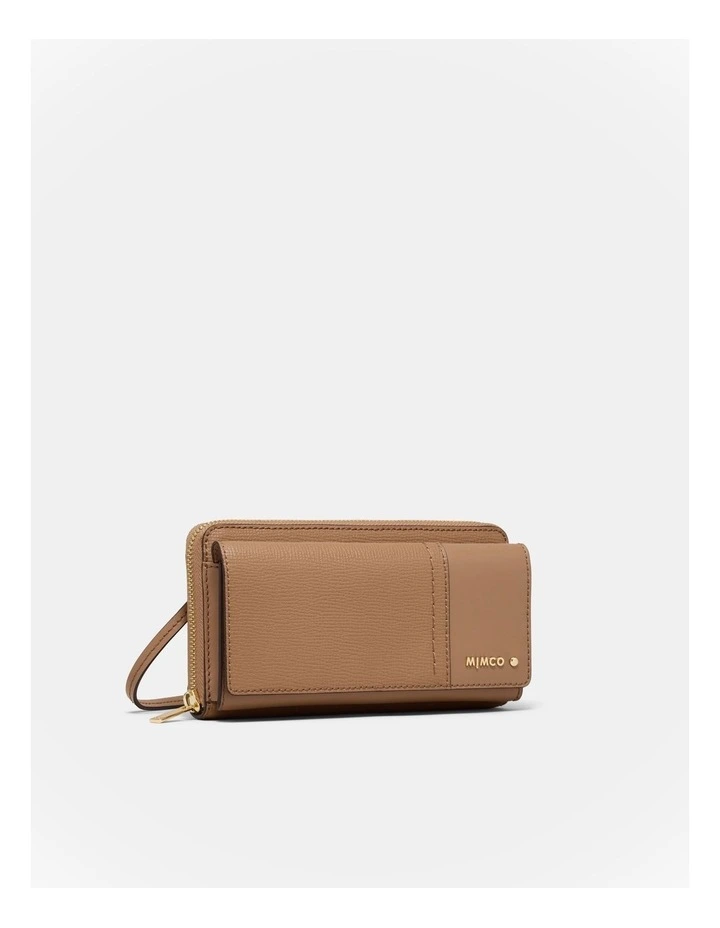 Metro Wallet Crossbody Bag in Caramel image 3