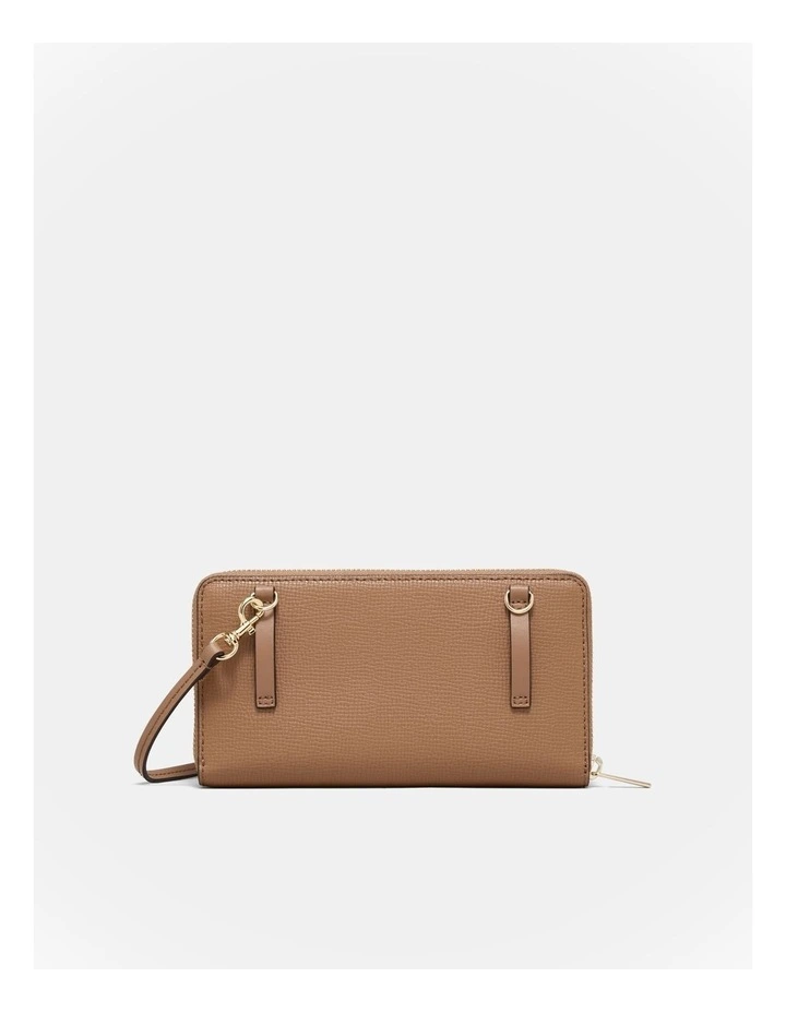 Metro Wallet Crossbody Bag in Caramel image 4