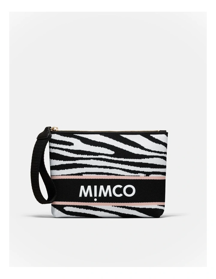 Blondie Pouch in Zebra Print image 1