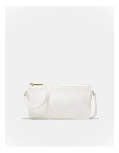 Rhiannon Pouch Crossbody Bag in White