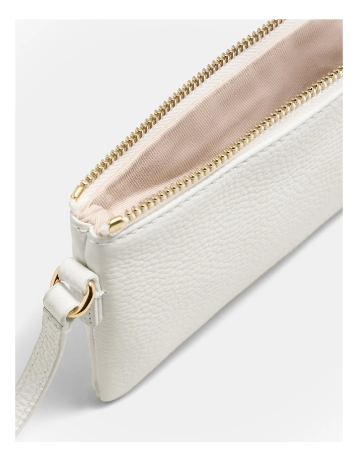 Rhiannon Pouch Crossbody Bag in White image 5