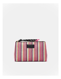 Lyra Pouch in Pink Stripe