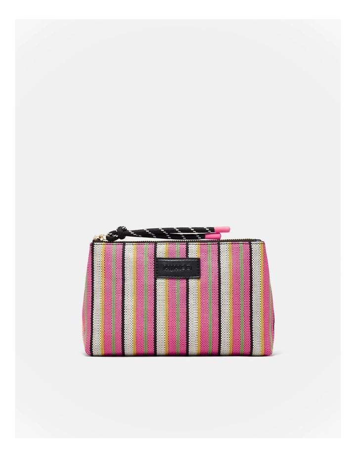 Lyra Pouch in Pink Stripe image 1
