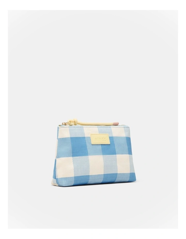 Lyra Pouch in Blue Check image 2