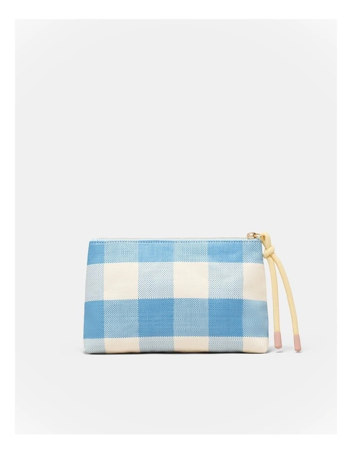 Lyra Pouch in Blue Check image 3