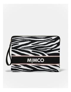Blondie Laptop Case in Zebra Print