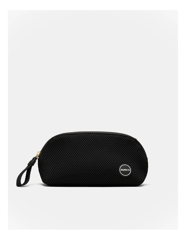 Riven Mesh Cosmetic Case in Black image 1
