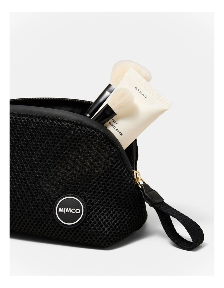 Riven Mesh Cosmetic Case in Black image 2