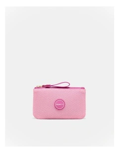 Riven Mesh Coin Purse in Pink Sorbet