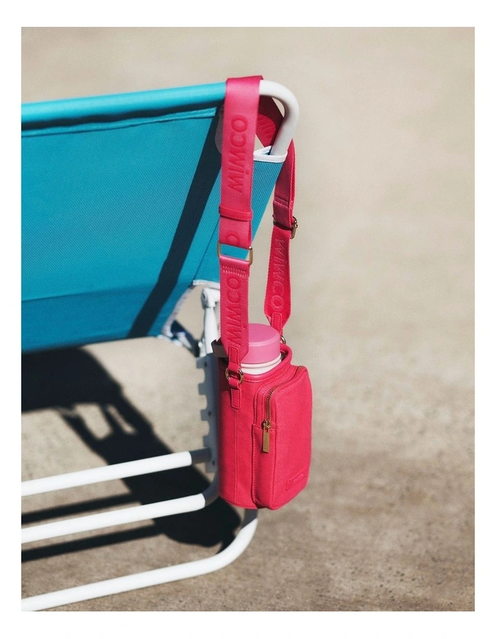 Water Bottle Crossbody Bag in Flamingo image 2