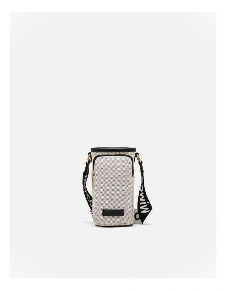 Mim Water Bottle Crossbody Bag in Black White image 1