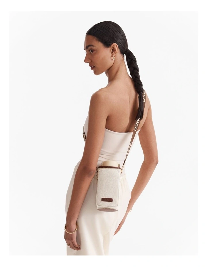 Water Bottle Crossbody Bag in Natural image 2