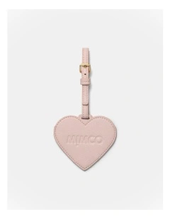 Heart Luggage Tag in Petal