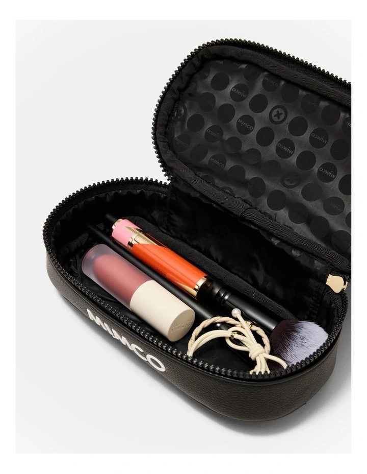 Atomic Soft Cosmetic Case in Black image 5