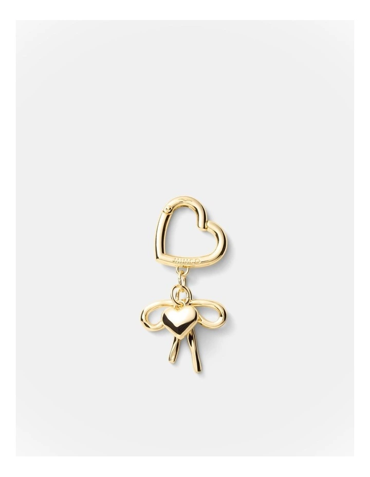 Bow Keyring in Light Gold image 1