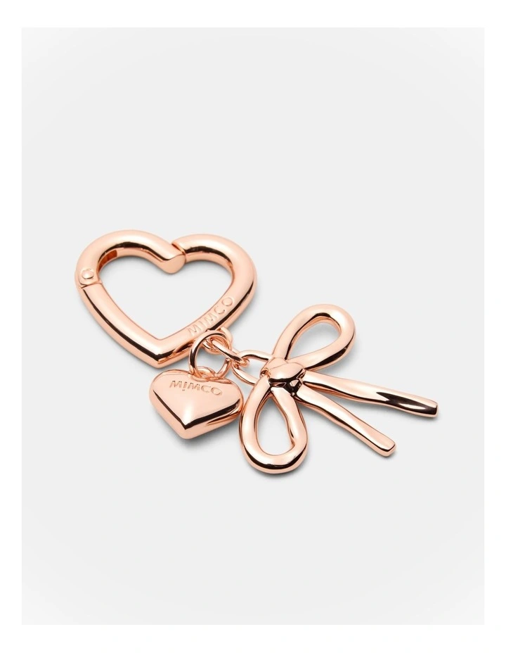 Bow Keyring in Rose Gold image 3