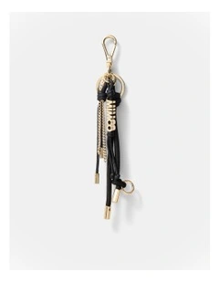 Logo Keyring in Black