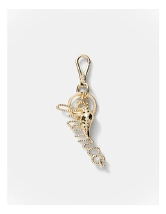 Mimco Roped Keyring in Light Gold