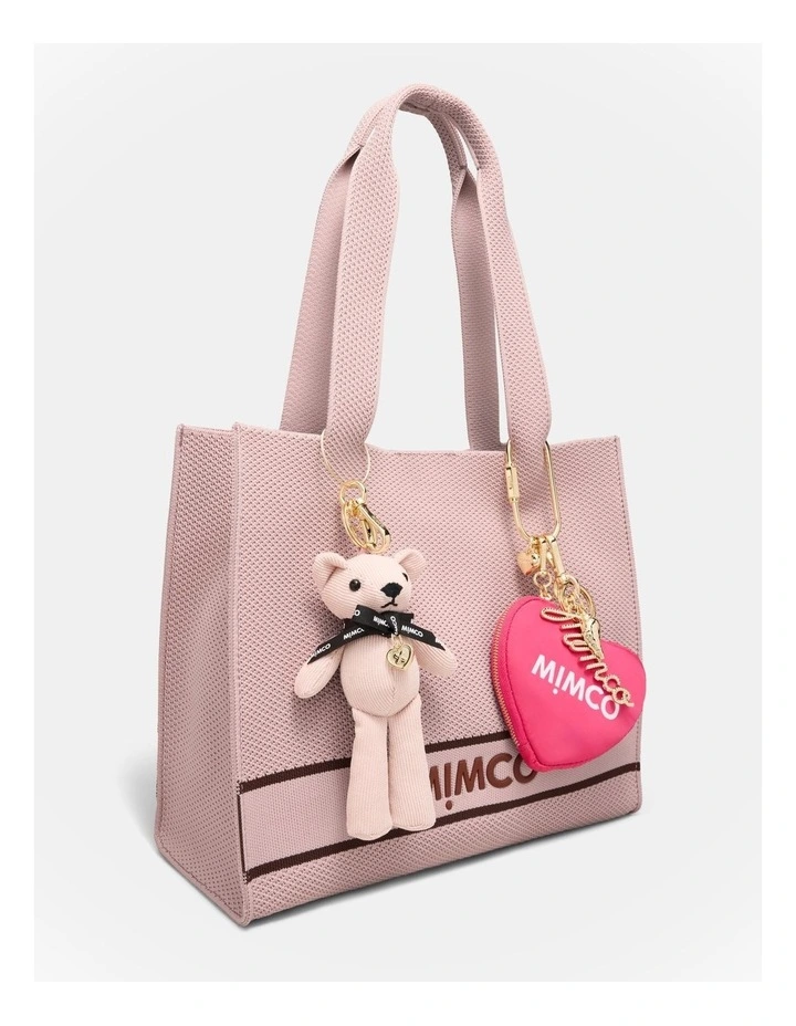 Mimco Roped Keyring in Light Gold image 2