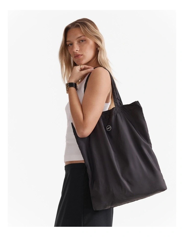 Love Tote Bag Charm in Black image 2