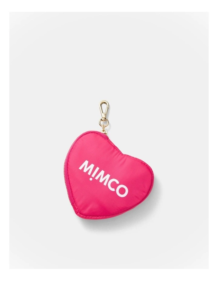 Love Tote Bag Charm in Flamingo image 1