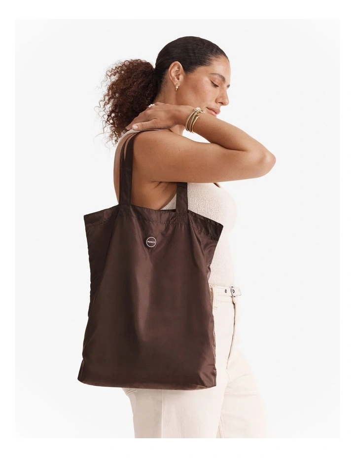 Love Tote Bag Charm in Bitter Chocolate image 2