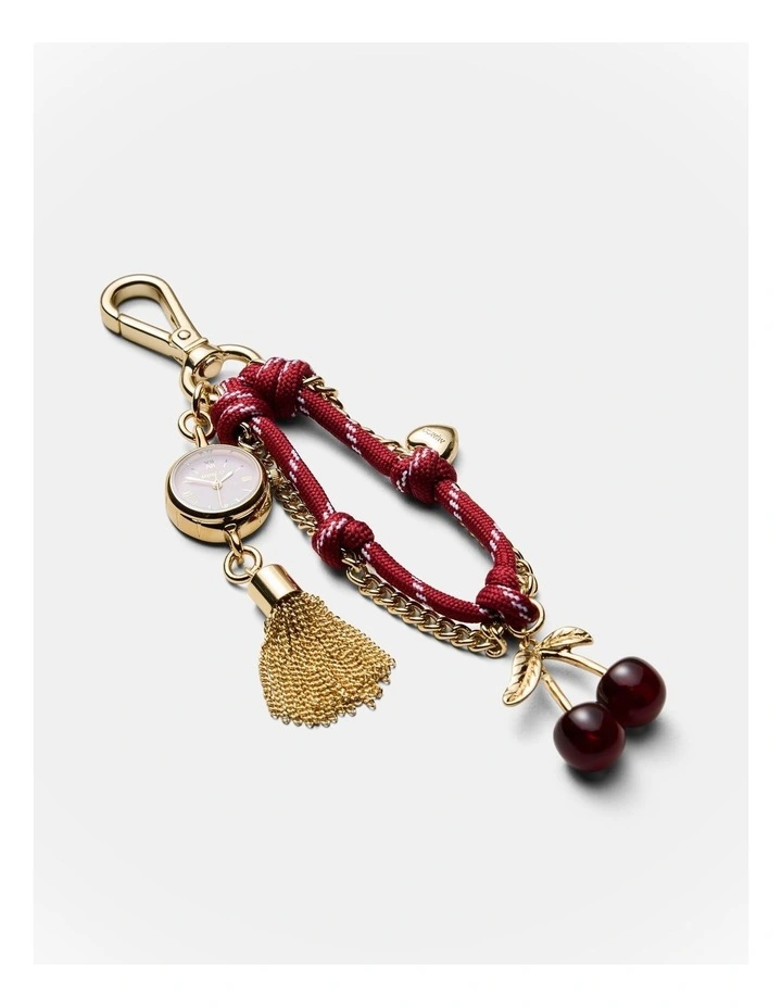 Bungee Watch Charm in Pink Multi image 3