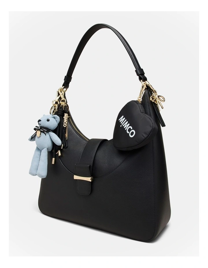 Mimco Bear Bag Charm in Blue image 2