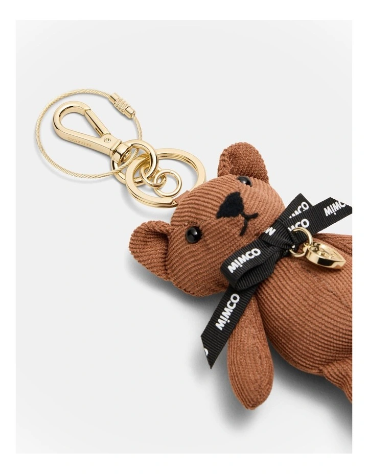 Mimco Bear Bag Charm in Gingerbread image 3