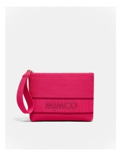 Blondie Pouch in Flamingo