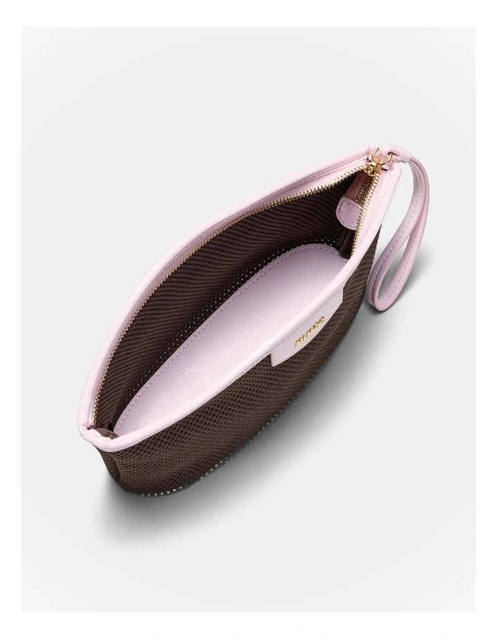 Hera Knit Pouch in Mahogany image 5