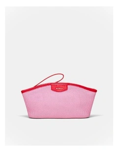 Hera Knit Pouch in Pink Sorbet