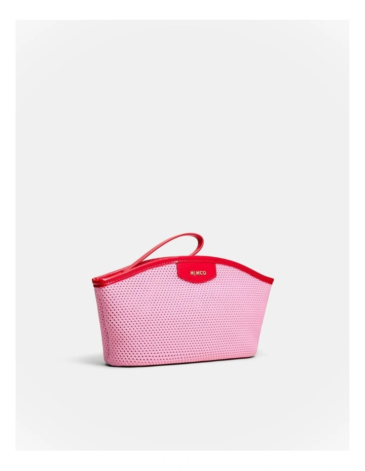 Hera Knit Pouch in Pink Sorbet image 3