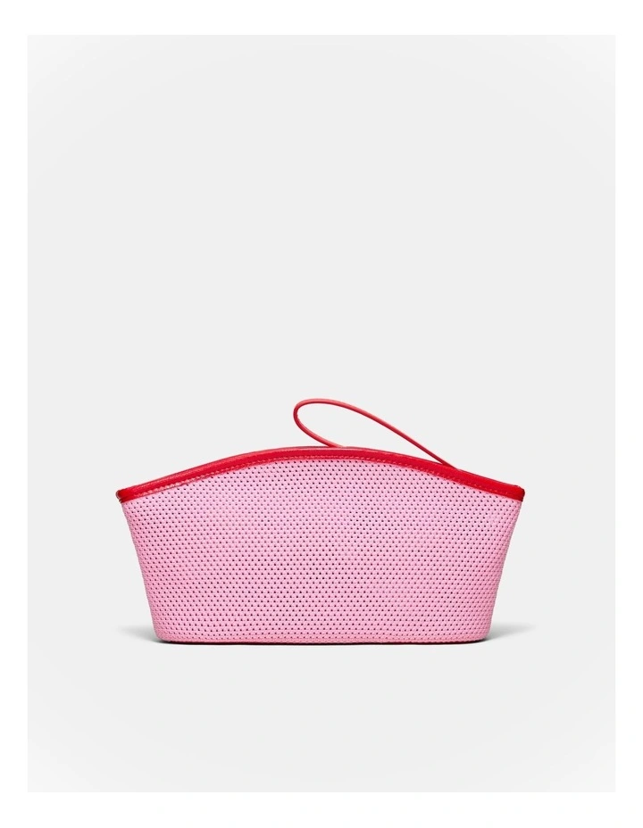 Hera Knit Pouch in Pink Sorbet image 4