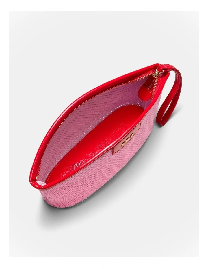 Hera Knit Pouch in Pink Sorbet image 5