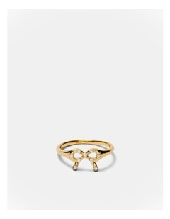 Baby Bow Ring in Gold