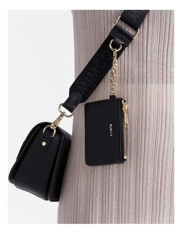 Classico Coin Purse in Black Light Gold image 2