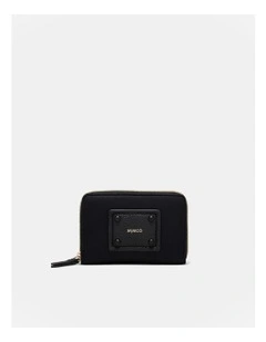 Brunswick Medium Wallet in Black Light Gold