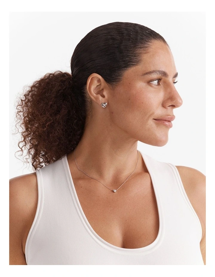 Forever Love Necklace in Silver image 2