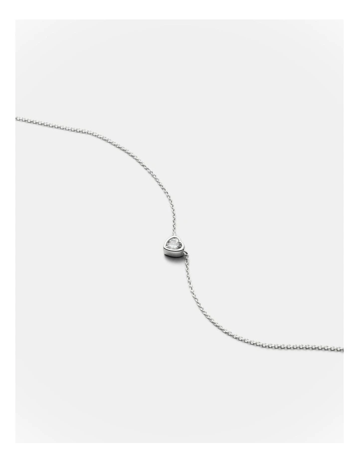 Forever Love Necklace in Silver image 3