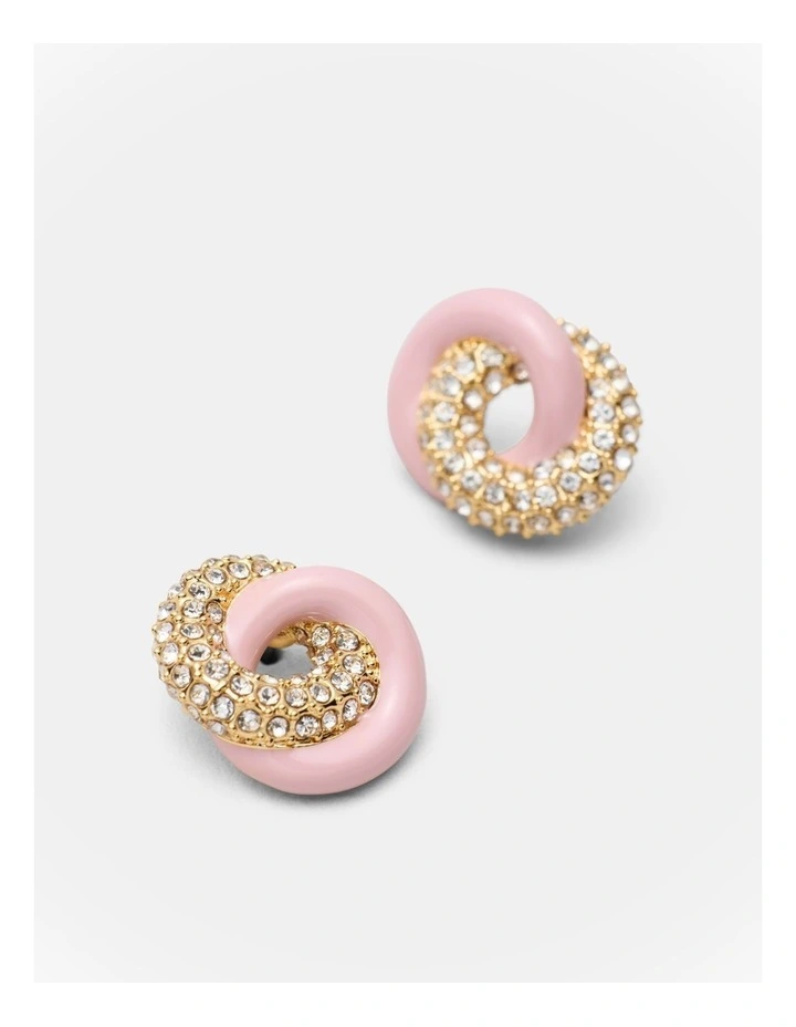 Resonance Pop Stud Earrings in Petal image 3