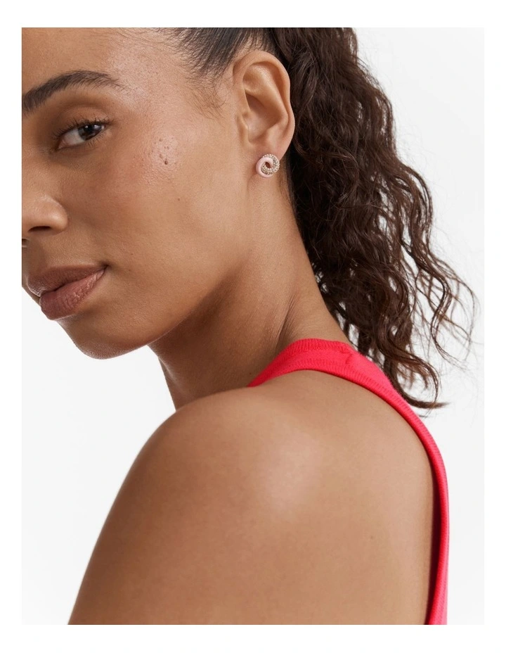 Resonance Pop Stud Earrings in Petal image 4