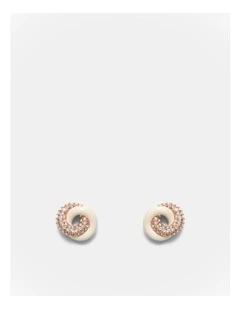 Resonance Pop Stud Earrings in Vanilla