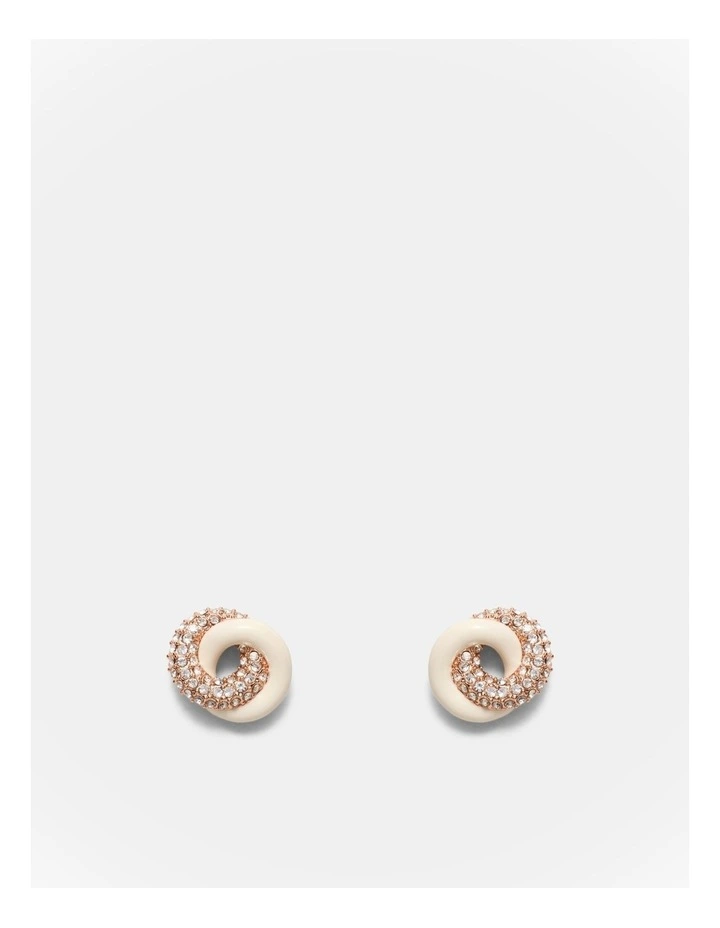 Resonance Pop Stud Earrings in Vanilla image 1
