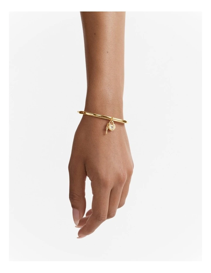 Lockette Bangle in Gold image 2