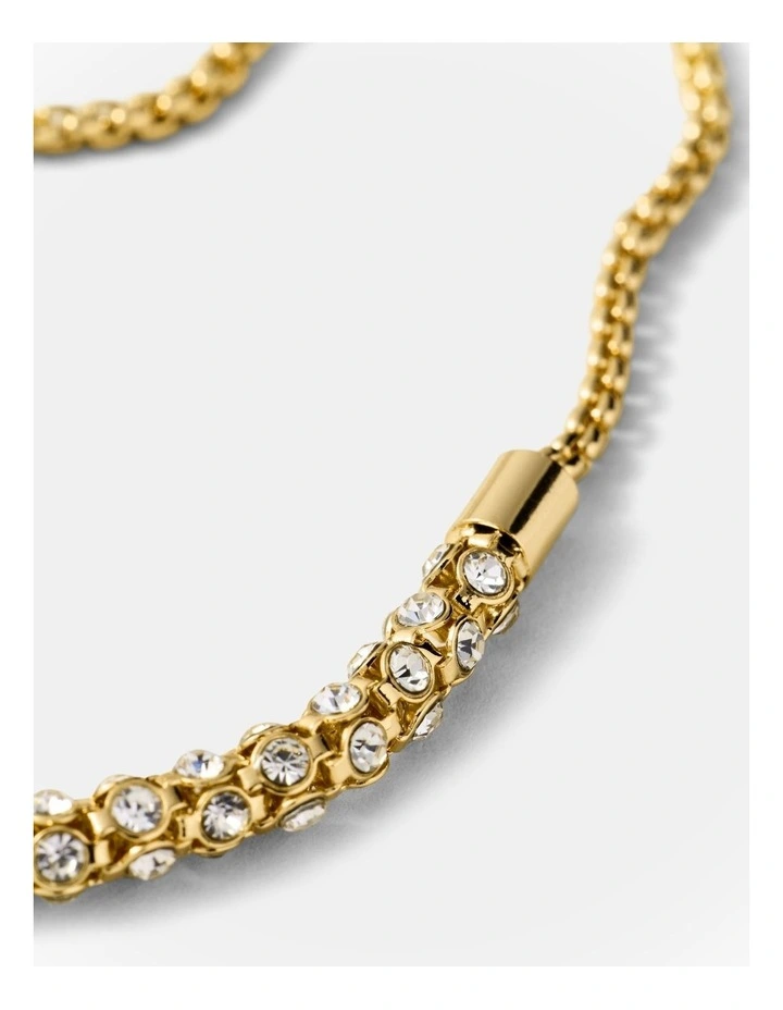 Dazzle Toggle Bracelet in Gold image 3